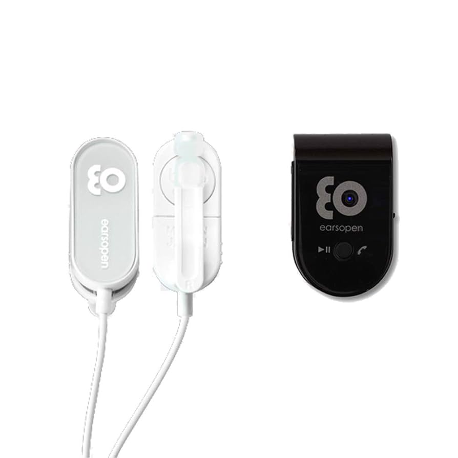 earsopen 骨伝導イヤホンWR-3 CL1001 WHITE 美品 BoCo 骨伝導イヤホン EARSOPEN WR-3 CL1001 W 白 1個 - アスクル